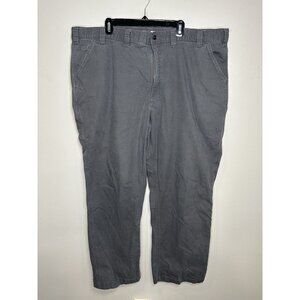 Carhartt Pants Mens 48x32 Gray Utility Cargo Workwear Rugged Flex Stretch Relax